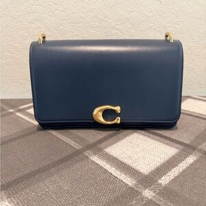 Coach Bandit Handbag in Denim NEW